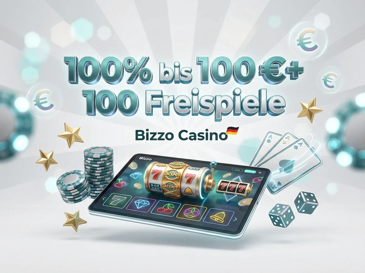 100% bis 100 €+ 100 Freispiele